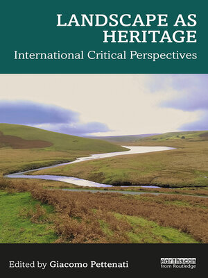 cover image of Landscape as Heritage